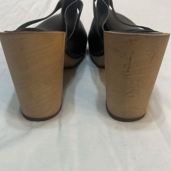 Novacas wooden handmade made in Portugal built by kindness open heel wedge - Picture 5 of 7